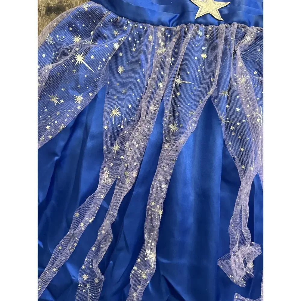 Girl‎ Party Dress Witch Star Large Costume Festival For Girls With Hat Sz L